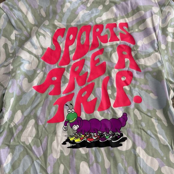 Nike Sports Are A Trip Tie‑Dye T‑Shirt – Small – Pastel Green Purple – NWT - Picture 7 of 11